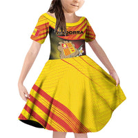 Personalized Andorra Family Matching Off Shoulder Short Dress and Hawaiian Shirt The Grandalla Flowers With Symbol - Wonder Print Shop