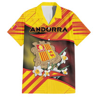 Personalized Andorra Family Matching Puletasi and Hawaiian Shirt The Grandalla Flowers With Symbol - Wonder Print Shop