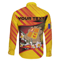 Personalized Andorra Family Matching Puletasi and Hawaiian Shirt The Grandalla Flowers With Symbol - Wonder Print Shop