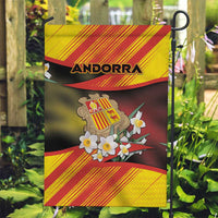 Andorra Garden Flag The Grandalla Flowers With Symbol - Wonder Print Shop