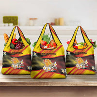 Andorra Grocery Bag The Grandalla Flowers With Symbol - Wonder Print Shop