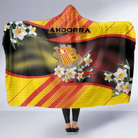Andorra Hooded Blanket The Grandalla Flowers With Symbol - Wonder Print Shop