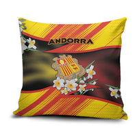 Andorra Pillow Cover The Grandalla Flowers With Symbol - Wonder Print Shop