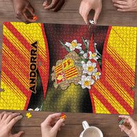 Andorra Puzzle The Grandalla Flowers With Symbol - Wonder Print Shop