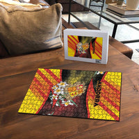 Andorra Puzzle The Grandalla Flowers With Symbol - Wonder Print Shop