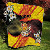 Andorra Quilt The Grandalla Flowers With Symbol - Wonder Print Shop