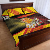 Andorra Quilt Bed Set The Grandalla Flowers With Symbol - Wonder Print Shop