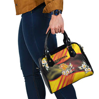 Andorra Shoulder Handbag The Grandalla Flowers With Symbol - Wonder Print Shop