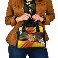 Andorra Shoulder Handbag The Grandalla Flowers With Symbol - Wonder Print Shop