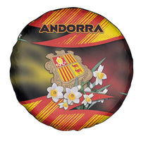 Andorra Spare Tire Cover The Grandalla Flowers With Symbol - Wonder Print Shop