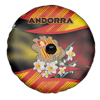 Andorra Spare Tire Cover The Grandalla Flowers With Symbol - Wonder Print Shop