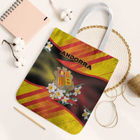 Andorra Tote Bag The Grandalla Flowers With Symbol - Wonder Print Shop