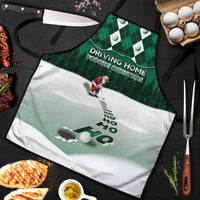 Golf Christmas Apron Driving Home Fooore Xmas - Wonder Print Shop