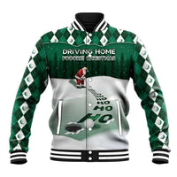 Golf Christmas Baseball Jacket Driving Home Fooore Xmas - Wonder Print Shop