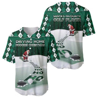 Golf Christmas Baseball Jersey Driving Home Fooore Xmas - Wonder Print Shop
