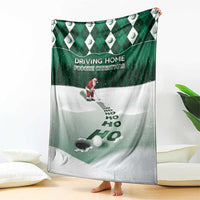 Golf Christmas Blanket Driving Home Fooore Xmas - Wonder Print Shop