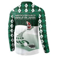Golf Christmas Button Sweatshirt Driving Home Fooore Xmas - Wonder Print Shop