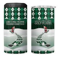 Golf Christmas 4 in 1 Can Cooler Tumbler Driving Home Fooore Xmas - Wonder Print Shop