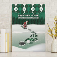 Golf Christmas Canvas Wall Art Driving Home Fooore Xmas - Wonder Print Shop