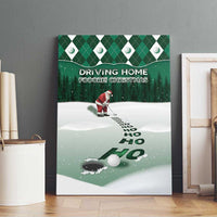 Golf Christmas Canvas Wall Art Driving Home Fooore Xmas - Wonder Print Shop