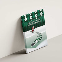 Golf Christmas Canvas Wall Art Driving Home Fooore Xmas - Wonder Print Shop