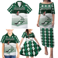 Golf Christmas Family Matching Puletasi and Hawaiian Shirt Driving Home Fooore Xmas - Wonder Print Shop