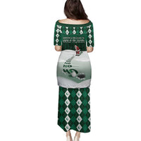 Golf Christmas Family Matching Puletasi and Hawaiian Shirt Driving Home Fooore Xmas - Wonder Print Shop