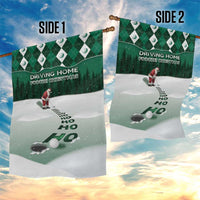 Golf Christmas Garden Flag Driving Home Fooore Xmas - Wonder Print Shop