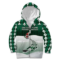 Golf Christmas Kid Hoodie Driving Home Fooore Xmas - Wonder Print Shop