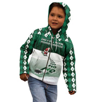 Golf Christmas Kid Hoodie Driving Home Fooore Xmas - Wonder Print Shop