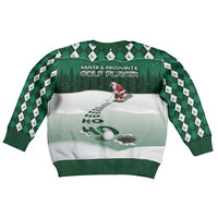 Golf Christmas Kid Ugly Christmas Sweater Driving Home Fooore Xmas - Wonder Print Shop