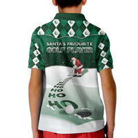 Golf Christmas Kid Polo Shirt Driving Home Fooore Xmas - Wonder Print Shop