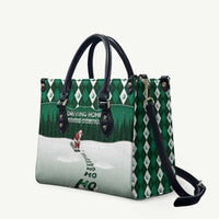 Golf Christmas Leather Bag Driving Home Fooore Xmas - Wonder Print Shop