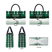 Golf Christmas Leather Bag Driving Home Fooore Xmas - Wonder Print Shop