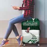 Golf Christmas Luggage Cover Driving Home Fooore Xmas - Wonder Print Shop