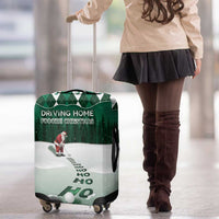 Golf Christmas Luggage Cover Driving Home Fooore Xmas - Wonder Print Shop