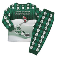 Golf Christmas Pajama Set Driving Home Fooore Xmas - Wonder Print Shop