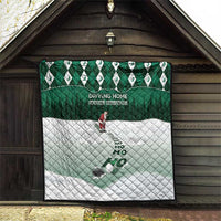 Golf Christmas Quilt Driving Home Fooore Xmas - Wonder Print Shop