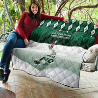 Golf Christmas Quilt Driving Home Fooore Xmas - Wonder Print Shop
