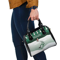 Golf Christmas Shoulder Handbag Driving Home Fooore Xmas - Wonder Print Shop