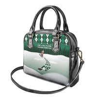 Golf Christmas Shoulder Handbag Driving Home Fooore Xmas - Wonder Print Shop