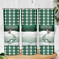 Golf Christmas Skinny Tumbler Driving Home Fooore Xmas - Wonder Print Shop
