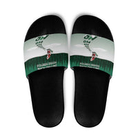 Golf Christmas Slide Sandals Driving Home Fooore Xmas - Wonder Print Shop