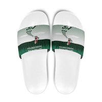 Golf Christmas Slide Sandals Driving Home Fooore Xmas - Wonder Print Shop