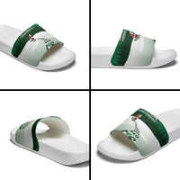 Golf Christmas Slide Sandals Driving Home Fooore Xmas - Wonder Print Shop