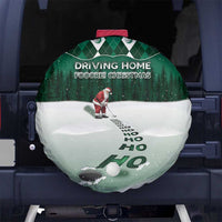 Golf Christmas Spare Tire Cover Driving Home Fooore Xmas - Wonder Print Shop