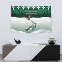Golf Christmas Tapestry Driving Home Fooore Xmas - Wonder Print Shop