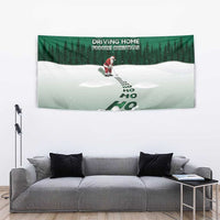 Golf Christmas Tapestry Driving Home Fooore Xmas - Wonder Print Shop