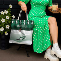 Golf Christmas Tote Bag Driving Home Fooore Xmas - Wonder Print Shop
