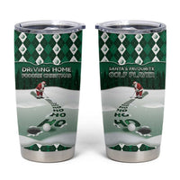 Golf Christmas Tumbler Cup Driving Home Fooore Xmas - Wonder Print Shop